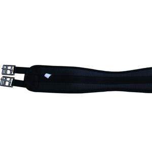 เส้นรอบวงสำหรับขี่ม้าสีทึบพร้อมหัวเข็มขัดปิดวัสดุสิ่งทอ - Product Image 6