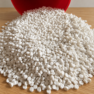Ofertas Destacadas: Granulado de Carbonato de Calcio de 25 kg, Pellets Regulares, Blanco Natural, Materia Prima Plástica para Soplado de Películas - Product Image 1
