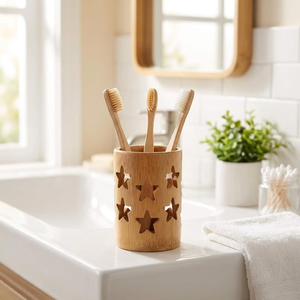 Soporte moderno para cepillos de dientes para baño, organizador de almacenamiento de cepillos de dientes para encimera, soporte para cepillos de dientes para lavabo de baño y hogar - Product Image 6