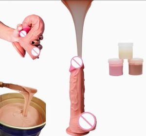 Gomma Siliconica Liquida Platino Medicale Sicura per la Pelle per la Realizzazione di Dildo per Adulti 1:1 AB - Product Image 3