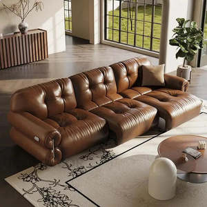 Sofá Reclinable Curvo Moderno Japandi de 3 Plazas Cloudelle de 82 Pulgadas para Sala de Estar - Product Image 4