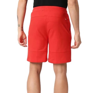 กางเกงขาสั้นออกกำลังกายผ้าแคนวาสผสมผ้าฝ้ายสำหรับผู้ชาย ระบายอากาศได้ดี สีตัดกัน มีขอบเอวยางยืดและกระเป๋าตกแต่ง สำหรับฤดูร้อน ปี 2026 - Product Image 4