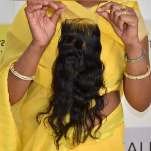 Cheveux vietnamiens bruts vierges 100% du vendeur à cuticules alignées Trame de génie à bas prix Fermeture 5*5 Cheveux humains ondulés à ondulation profonde - Product Image 2