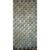 Panneau mural en pierre naturelle pour décoration intérieure et extérieure, moulure en teck, finition fendue, carrelage antiacide, écologique, durable pour TSF