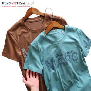 T-shirt d'été unisexe à manches courtes en tricot pour homme avec impression publicitaire entièrement personnalisée Livraison rapide - Product Image 2