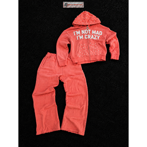 Conjunto Deportivo Rosa Coral para Hombre, Sudadera con Cremallera y Pantalones de Chándal Personalizados, Ropa Deportiva Casual, Proveedor Mayorista OEM - Product Image 5