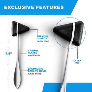 Martillo de Reflejos Taylor Manual Profesional de Alta Calidad de 7.5 Pulgadas, Instrumento de Diagnóstico para Cirugía General - Product Image 3
