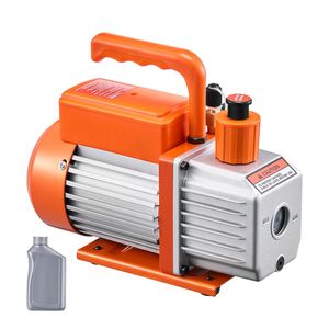 Pompa per vuoto rotativa a palette monostadio da 3,5 CFM per HVAC, kit pompa olio AC auto per sistemi HVAC auto, compatibile con R134a, R22, R410a - Product Image 1
