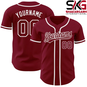 Maillot de baseball noir personnalisé, boutons sur le devant, nom de l'équipe, nom du joueur, numéro, vêtements de sport à manches courtes - Product Image 6