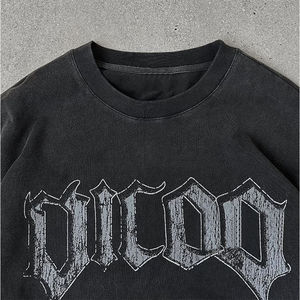 Camiseta de Manga Corta Personalizada para Hombre, 100% Algodón Tejido, Alta Calidad, Transpirable, Ropa Urbana, Fabricante de Ropa con Marca Privada OEM - Product Image 3