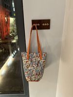Nouveau Sac Fourre-tout Grande Capacité à Bandoulière Motif Floral 2026 – Design Rétro Polyvalent, Léger et Tendance pour le Quotidien