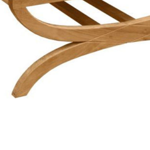 Mesa de madera de teca de diseño moderno y ecológico para espacios interiores; resistente, duradera y con un acabado liso. - Product Image 2