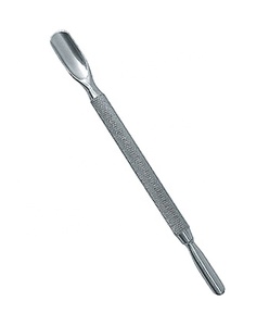 Pousse-cuticules double face en acier inoxydable de qualité supérieure pour manucure - Outil réutilisable pour éliminer les peaux mortes, logo personnalisé OEM - Product Image 1