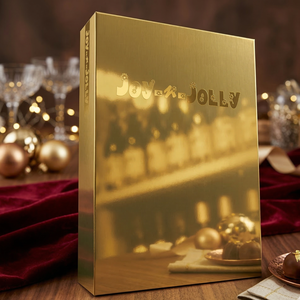 Boîte cadeau en carton imprimé pour sari |   Boîte à sari de style couvercle Ciel et Terre |   Boîte d'emballage de luxe pour sari - Product Image 5