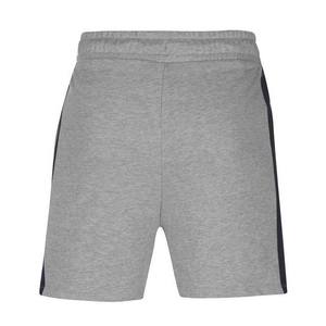 Men High Quality Custom Gray Cotton Long Shorts Waist Casual Mid Rise Knitted Plain Color Breathable Workout Relaxed Short Pant - Product Image 5