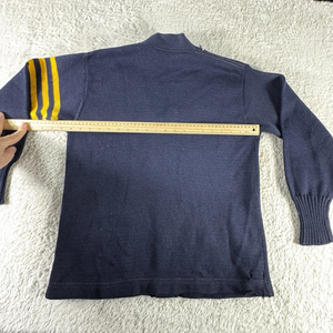 Apparels University & College Sorority Fraternity Vintage 1950s Varsity Letterman Knit <b>Cardigan</b> <b>Sweater</b> Chenille “N” Wool - Product Image 2