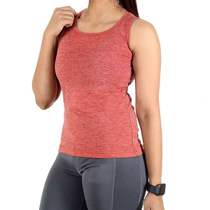 Débardeurs de sport personnalisés pour femmes, anti-transpiration, pour la gym, vente en gros, débardeurs sans couture pour l'entraînement, usine de débardeurs pour femmes - Product Image 4