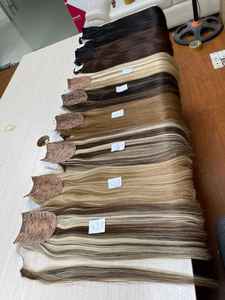 Extension de cheveux humains Remy 100% vierges, queue de cheval, couleur cendrée, Extensions de cheveux humains naturels, vente en gros, Apohair factory - Product Image 3