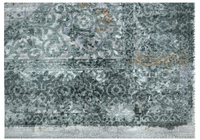 Tapis Kilim en laine/soie de luxe, tissé à la main, avec motif géométrique, antidérapant et extra épais pour salons de luxe