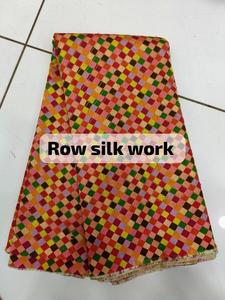 Tela de Seda Cruda Bordada para Prendas Étnicas Elegantes, Calidad Premium, Venta al Por Mayor, Material para Vestidos de Diseñador, Piezas Cortadas - Product Image 2