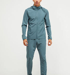 <b>Men</b> Windbreaker Set Full Zip Athletic Jacket and Matching <b>Pants</b> Lightweight Wind Resistant Outdoor <b>Running</b> Training Workout - Product Image 3