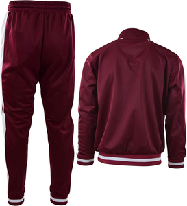 Nouvel ensemble de survêtement pour homme à fermeture éclair intégrale et manches longues, vêtements de sport haut de gamme pour la course, tenue d'entraînement athlétique avec logo personnalisé, vente en gros - Product Image 2