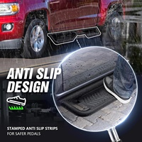 Marchepieds latéraux pour Tacoma Land Cruiser 4Runner RAM 1500 (4 portes) 2015-2026, design à deux marches, en acier, imperméables