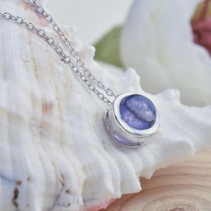 Pendentif Breloque Cabochon Iolite Naturel en Argent Sterling 925 Plaqué Or, Bijoux Faits Main Vintage, Fournisseur en Gros du Rajasthan - Product Image 1