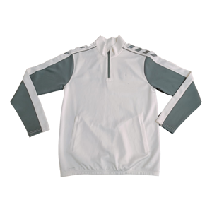 Veste de sport pour homme à col zippé, coupe classique, en polyester, avec poches, idéale pour le printemps - Product Image 1
