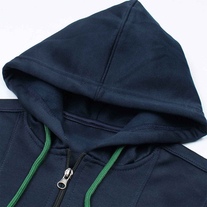 Conjunto Deportivo de Dos Piezas para Niños, Sudadera con Capucha y Cremallera, Color Verde Marino, Estilo Casual Deportivo, Ropa de Otoño - Product Image 2