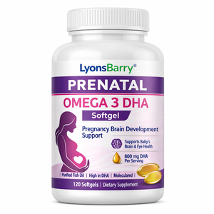 โอเมก้า 3 ดีเอชเอ ซอฟต์เจลสำหรับก่อนคลอด อาหารเสริมบำรุงสมองสำหรับหญิงตั้งครรภ์ ผู้ผลิตแบบ OEM รับผลิตแบรนด์ส่วนตัว - Product Image 3