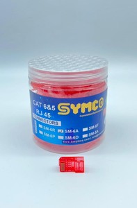 หัวต่อ SYMCO Cat6 RJ45 แบบ 8P8C สำหรับสายอีเธอร์เน็ต Cat5e/Cat6  ประสิทธิภาพสูง - Product Image 3