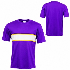 T-shirts pour hommes à manches courtes, en polyester/coton uni, décontractés, respirants, personnalisables, à prix abordable, très demandés, style streetwear - Product Image 1