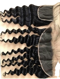 Wholesale Natural Machine Double Weft 10A 12A Indian Raw Virgin Human Hair Extensions Double Drawn <b>Body</b> <b>Wave</b> - Product Image 4