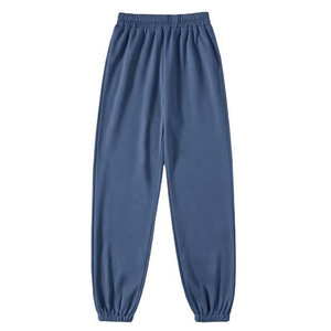 Pantalones Casuales de Mujer con Cordón Ajustable, Color Sólido, 100% Algodón Felpa, Precio Económico, Alta Calidad, Servicio OEM - Product Image 6