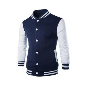 Veste universitaire personnalisée pour homme en tissu de laine imperméable et respirant, design vierge, options de broderie, décontractée, hiver, style universitaire/baseball - Product Image 3