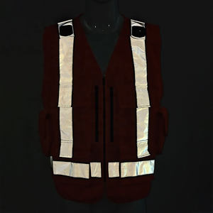 Gilet de sécurité réfléchissant de classe 2, nouveau style, avec éclairage LED, gilet de travail de qualité supérieure - Product Image 5
