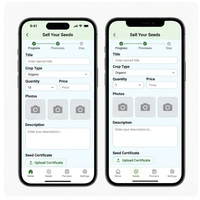 Aplicación Híbrida RoyalCraft Seed Marketplace Enterprise para Comercio de Semillas Agrícolas con Estado de Stock para IOS/Android/Linux/Mac