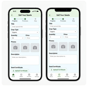 แอป RoyalCraft Seed Marketplace สำหรับการซื้อขายเมล็ดพันธุ์พืชสำหรับ iOS/Android/Mac - Product Image 3