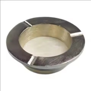 Handmade Modern <b>Matte</b> Black Metal Ashtray Home Hotel <b>Table</b> Top Decor Ashes Holding Container for Cigarette/Cigar Ashes - Product Image 2