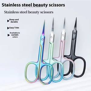 Ciseaux à ongles en acier inoxydable, lame tranchante, coupe-cuticules, outils de beauté, trou rond, nouveau design, pour adultes - Product Image 5