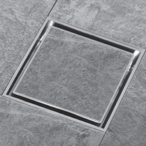 Modern Brushed Threaded Invisible Square Floor <b>Drain</b> Concealed Shower <b>Drain</b> Anti Odor Brass Tile Insert Bathroom <b>Drain</b> <b>Cover</b> - Product Image 1