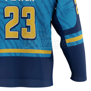 Jersey de hockey sobre hielo con control avanzado de la humedad, tela de alto rendimiento que mantiene la ropa seca, a bajo precio. - Product Image 6