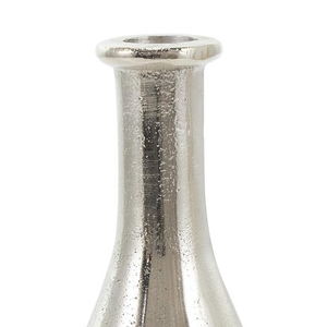 เชิงเทียนดีไซน์ใหม่สำหรับตกแต่งบ้าน สีเงิน ผลิตจากอะลูมิเนียมหล่อ งานแฮนด์เมด ปรับแต่งได้ ชุด 2 ชิ้น - Product Image 5