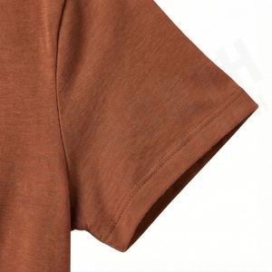 เสื้อยืดครอปผู้หญิง ผ้าฝ้าย 100% สกรีนโลโก้ได้ ออกกำลังกาย โยคะ แขนสั้น สีพื้น เรียบง่าย สปอร์ต - Product Image 6