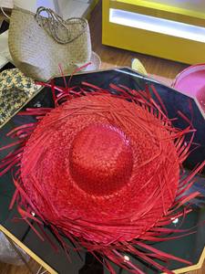 Sombrero Mexicano de Paja de Alta Calidad, Estilo Nuevo, Divertido para Fiestas, Colorido, Sombrero de Santa Claus Mexicano - Product Image 3