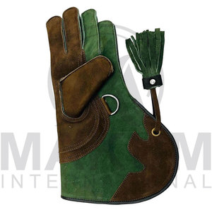 Guantes de Cetrería de Cuero para Caza de Águilas, Halcones y Loros - Transpirables, Multifuncionales, Duraderos, Accesorios para Trampas de Animales - Product Image 6