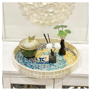 Plateau en nacre de qualité supérieure pour l'exportation en gros, élégant pour la table, fabriqué au Vietnam - Product Image 1