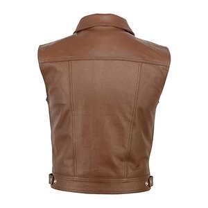 Nuevo Chaleco de Cuero para Hombre en Diferentes Colores, con Talla Personalizada y Cuero Vacuno 100% Genuino - Product Image 6