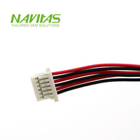 Arnés de Conector Electrónico Personalizado JST -08V-S Amphenol FCI Minitek de 16 Pines a 8 Pines, Cable de PVC para Placa de Circuito Impreso (PCB)